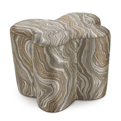 John Richard Mariposa Ottoman - Small - 7008