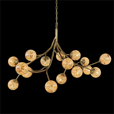 John Richard Melia Sixteen-Light Horizontal Chandelier