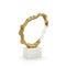 John Richard Metallic Ice Sculpture - Small Brass