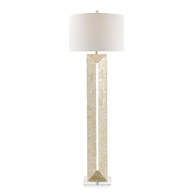 John Richard Nacre Floor Lamp