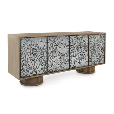 John Richard Olive Branch Four-Door Credenza