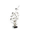 John Richard Orchids in Bloom Candleholder - Small Nickel