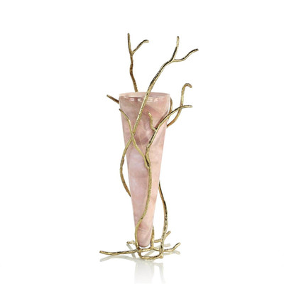 John Richard Overgrown Glass Vase - Pink