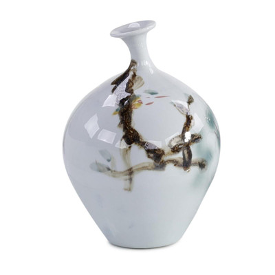 John Richard Painted Grove Vase II