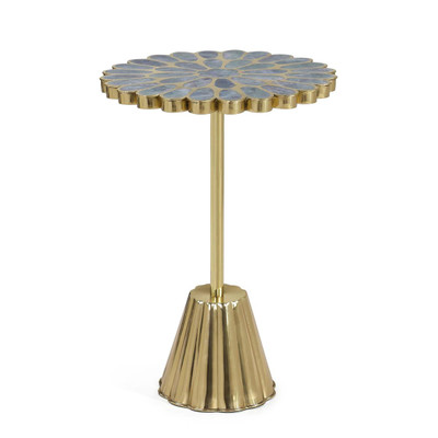 John Richard Peony Accent Table - Light Green
