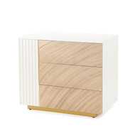 John Richard Province Three-Drawer Chest - Left