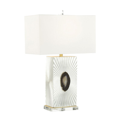 John Richard Rayna Table Lamp - White