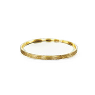 John Richard Ringed Tray - Small Brass
