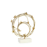John Richard Roost Sculpture - Small Brass