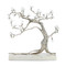 John Richard Sakura Sculpture on Marble - Nickel