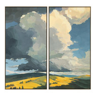 John Richard Sarah Thomas' Tuscany in Gold No. 1-2 Diptych