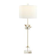 John Richard Sculpted Bloom Buffet Lamp