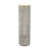 John Richard Silver Serpent Lighted Pedestal