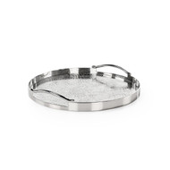 John Richard Silver Serpent Tray - Small Round