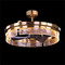 John Richard Sinclair Chandelier with Fan - Brass