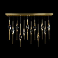 John Richard Sprezzatura Twelve-Light Horizontal Chandelier