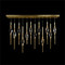 John Richard Sprezzatura Twelve-Light Horizontal Chandelier