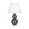 Small Double Gourd Table Lamp - Ash