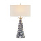 John Richard Stone Obelisk Table Lamp - White