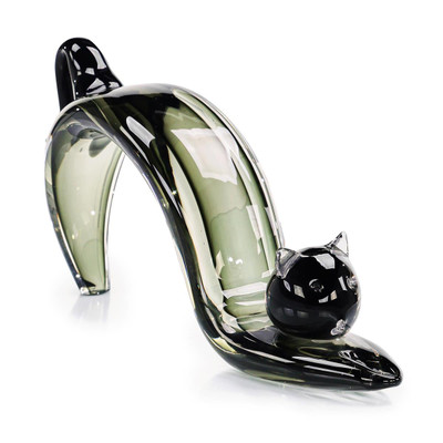 John Richard Stretching Cat Sculpture