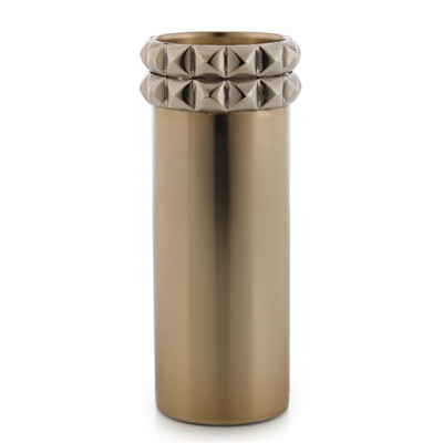 John Richard Studded Candleholder - Large Champagne