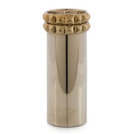 John Richard Studded Candleholder - Large Nickel