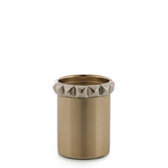 John Richard Studded Candleholder - Small Champagne