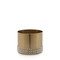 John Richard Studded Vase - Wide Champagne