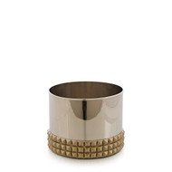 John Richard Studded Vase - Wide Nickel