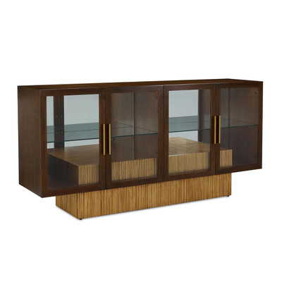 John Richard Suffolk Four-Door Lighted Credenza