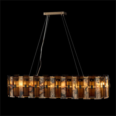 John Richard Tamboril Twenty-Two-Light Horizontal Chandelier