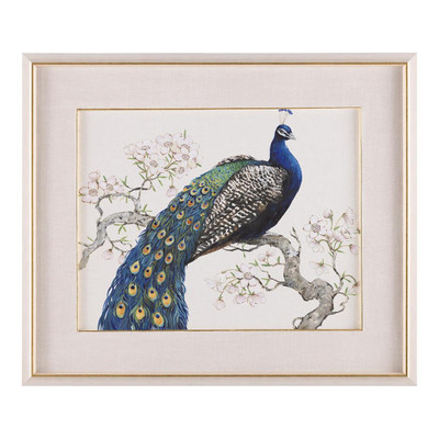 John Richard Tim OTooles Peacock and Blossoms II
