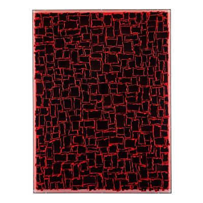 John Richard Tony Fey's Weathered Geometry - Red