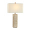 John Richard Travertine Weave Table Lamp