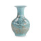John Richard Turquoise Florals Vase