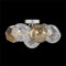 John Richard Vivaldi Three-Light Semi-Fush Mount