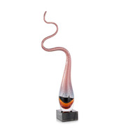 John Richard Wisping Smoke Sculpture on Crystal - Small