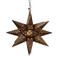 Worlds Away 20" Punched Tin Star Chandelier