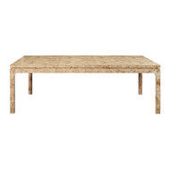 Worlds Away Adams Dining Table - Burl Wood