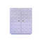 Worlds Away Beau Cabinet - Lavender Lacquer