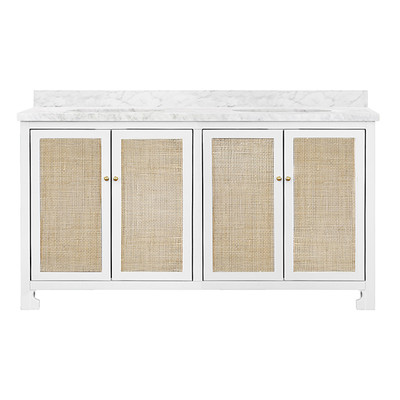 Worlds Away Boyd Bath Vanity - White