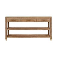 Worlds Away Cassie Console Table - Wrapped Rope
