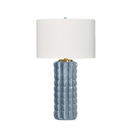 Worlds Away Cece Table Lamp - Light Blue Glaze