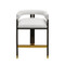 Worlds Away Cruise Counter Stool - White