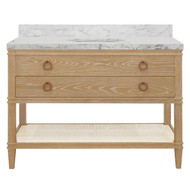Worlds Away Cutler Bath Vanity - 48" - Cerused Oak