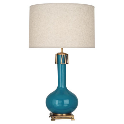Athena Table Lamp - Peacock