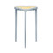 Worlds Away Dylan Cigar Table - Matte Light Blue Lacquer