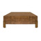 Worlds Away Enid Coffee Table - Dark Burl Wood