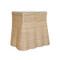 Worlds Away Giselle Side Table - Rattan