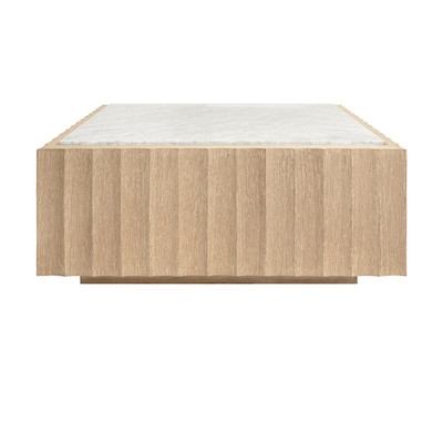 Worlds Away Granger Coffee Table - Cerused Oak
